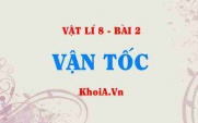 Đơn vị của vận tốc là gì? Công thức tính vận tốc quãng đường thời gian - Vật lí 8 bài 2